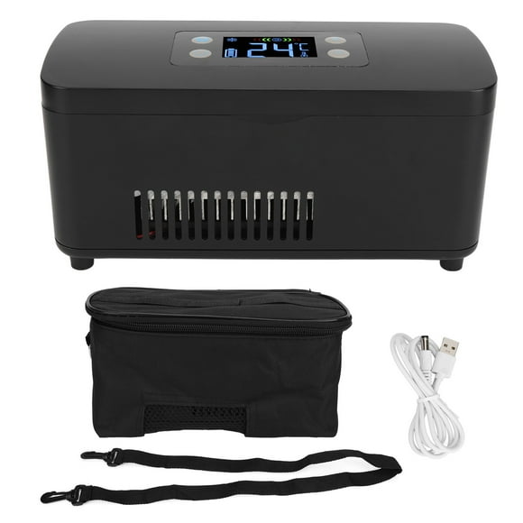 Insulin Refrigerator, Holds 3 Insulin Pens Electric Insulin Cooler Box For Office For Family