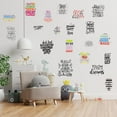 thumbnail image 6 of JesPlay Inspirational Quotes Wall Decals Wall Décor Stickers Include Crazy Fonts, Colorful Letters and Inspiring Messages - Removeable Wall Decor for Bedroom, Living Room, Study, Office, 6 of 6