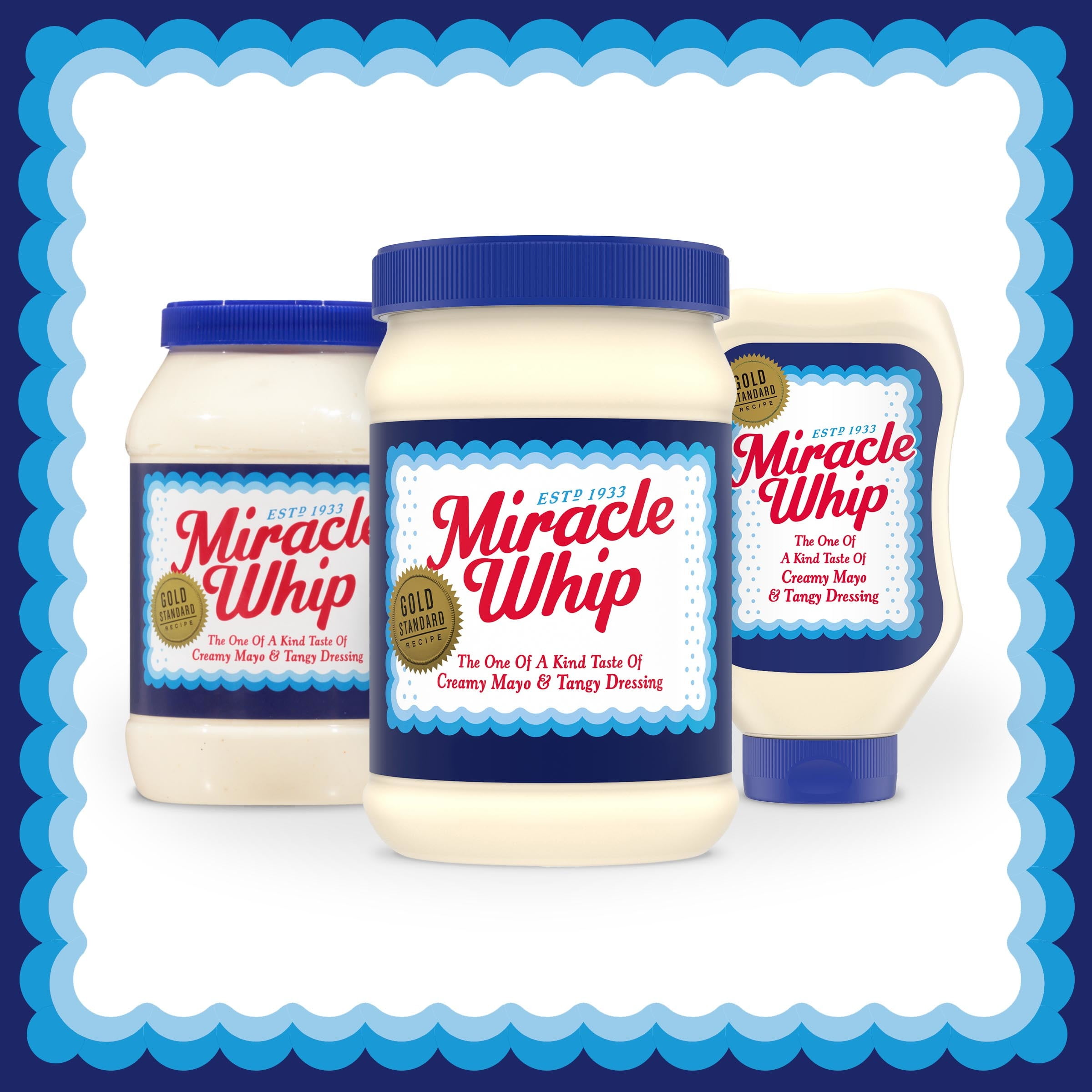 Miracle Whip Miracle Whip Mayonnaise, 8oz jar, 0.5 Pound