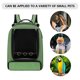 thumbnail image 4 of Pet Out Bag Transpirable Pet Carrier Cómodo para Parrot Cat Dog (B Green), 4 of 6