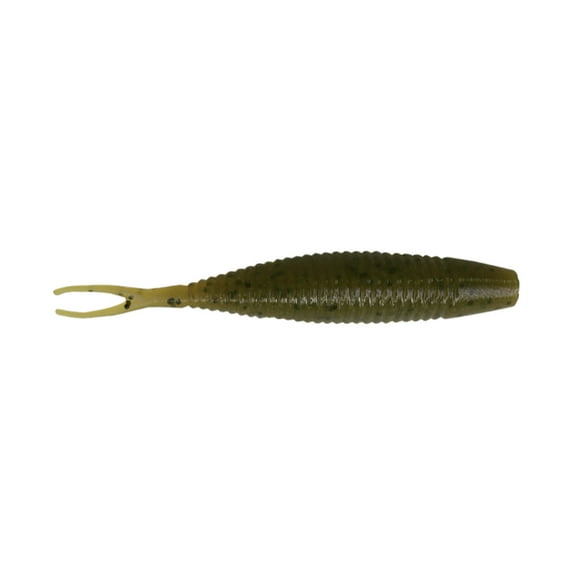 Yamamoto Scope Shad, 3.5" Green Pumpkin/Black Flake