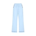 thumbnail image 4 of Pantalons Capri pour Femmes, Ample avec Cordon de Serrage 3/4, 4 of 5