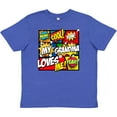 thumbnail image 3 of Inktastic My Grandma Loves Me Youth T-Shirt, 3 of 5