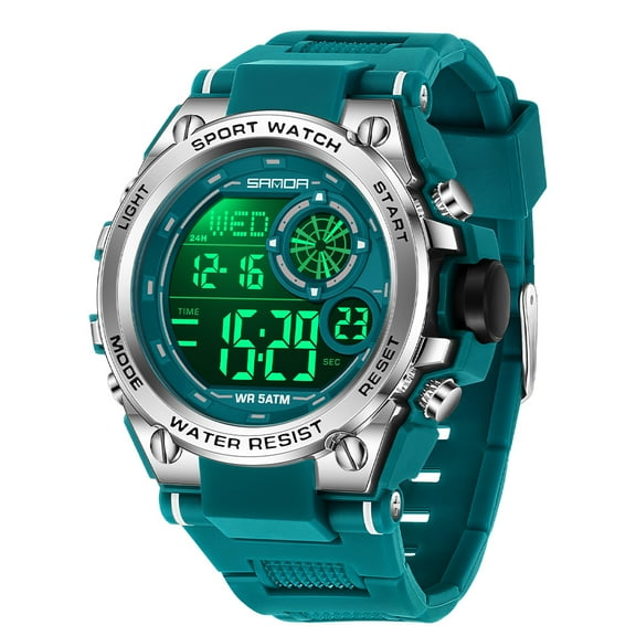 Military Watch for Men, Waterproof Digital Sport Watch with Alarm, Backlight, Large Display, Chronograph Stopwatch