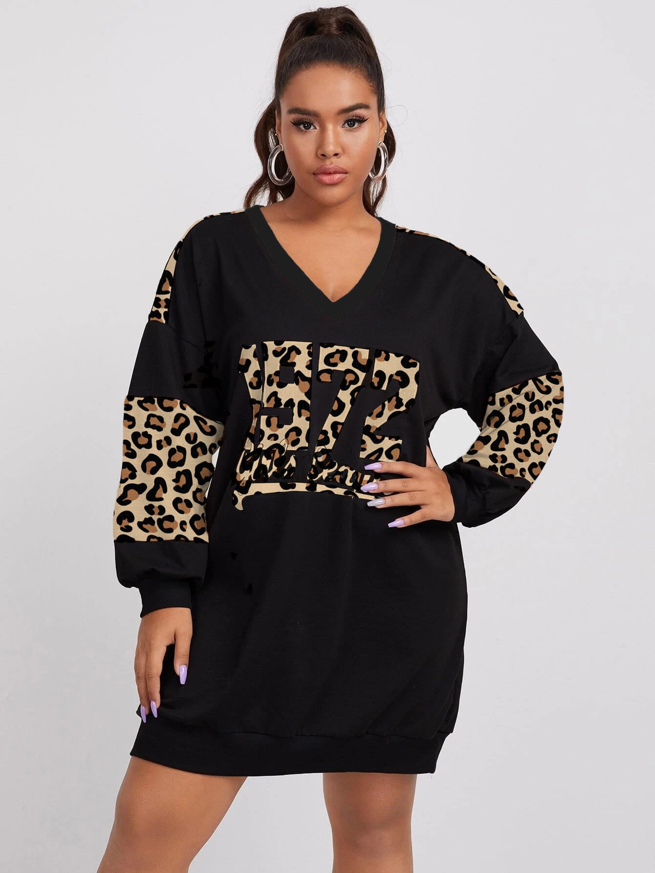 Women's Plus Size Number \u0026 Leopard 