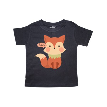 

Inktastic Cute Fox Hello Gift Toddler Boy or Toddler Girl T-Shirt