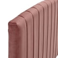 thumbnail image 4 of Modway Rebecca Performance Velvet King / California King Headboard in Dusty Rose, 4 of 9