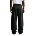 thumbnail image 7 of Baggy Sweatpants Men Wide Leg Sweatpants with Pockets Light Weight Gym Drawstring Straight Leg Pants for Men, 2XL, 7 of 7