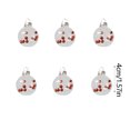 thumbnail image 3 of dajkiuy 1.57" Clear Christmas Ball Ornaments, 6pcs Shatterproof Champagne Christmas Decorations, Christmas Ornaments Set for Xmas Tree Decorations Wedding Holiday Party Home Decor, 3 of 6