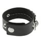 thumbnail image 3 of Brazalete de cuero Sunnimix Punk negro gótico Steampunk cadena ancha con remaches, 3 of 8