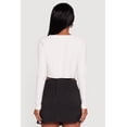 thumbnail image 5 of Women's Long Sleeve Button Front Cropped Cardigan, 5 of 5
