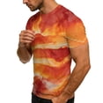 thumbnail image 5 of Cilsoka Ladies Tops and Blouses Short Sleeve, Womens Summer Short Sleeve Floral Print T Shirts Tie Dye Crew Neck Tops Blouses for Women Dressy Casual Tunic Tops, Graphic Trendy Tees, 5 of 6