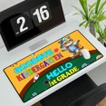 thumbnail image 3 of Back to School Siamese Goodbye Kindergarten Hello 1st Grade Desk Mat Full Keyboard Mouse Pad Cat Lover Kitten Owner Gifts Large Mousepad - 02011, 3 of 5