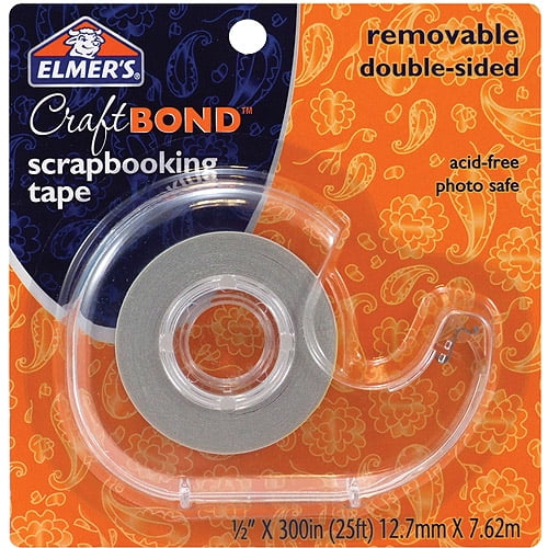 Elmer's Removable Double Sided Scrapbooking Tape, 1 Each