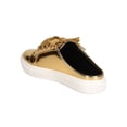 thumbnail image 3 of New Cape Robbin Beverly-1 Women Metallic Round Toe Lace Up Sneaker Slipper, 3 of 5