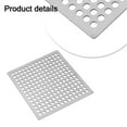 thumbnail image 3 of MYG Égouttoir Carré en Acier Inoxydable pour Douche Attrape-Cheveux pour Évier de Salle de Bain 11.5CM Design Antidérapant Installation Facile Résistant à la Rouille, 3 of 10