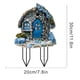 thumbnail image 3 of Estaca de jardín acrílica 2D | Estaca decorativa plana con forma de casa para macetas y jardineras | Decoración para exteriores, patio y jardín | Adorno para césped de 30 x 20 cm, 3 of 7