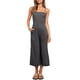 thumbnail image 2 of Txlixc Mono de verano para mujer Tirantes finos ajustables Cintura alta Pierna ancha Mono recortado Mamelucos con bolsillos Txlixc  Estilo de ocio, 2 of 5
