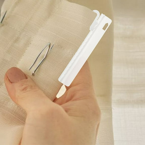 HONITANO 25Pcs Clip-On Curtain Hooks for Homeowners and Interior Designers 11.8X0.59X0.39in