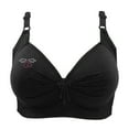 thumbnail image 6 of CFLVAEK Bras for Women Plus Size No Underwire Lift Up Bralette Breathable Full Figure Everyday Bras Comfortable Wirefree Support Bras for Big Bust Black M, 6 of 6