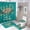 style-172, variant on Cute Sleeping Sloth on Branch Shower Curtain 4 Piece Set with Non-Slip Rugs Toilet Lid Cover And Bath Mat Bathroom Decor Set Mothers Day Waterproof Durable Bathroom Decor Shower Set