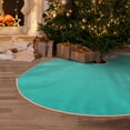 thumbnail image 5 of Sikiie Turquoise Glitter Christmas Tree Skirt, Christmas Tree Decorations, Christmas Decor, Tree Mat Decoration(30-48IN)-36", 5 of 6