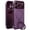 Plum Purple, variant on TORRAS Q3 Rugg Case for iPhone 18 Pro Max, MagSafe Compatible, 360° Rotating Stand, 12-Foot Drop Tested, Jet Black