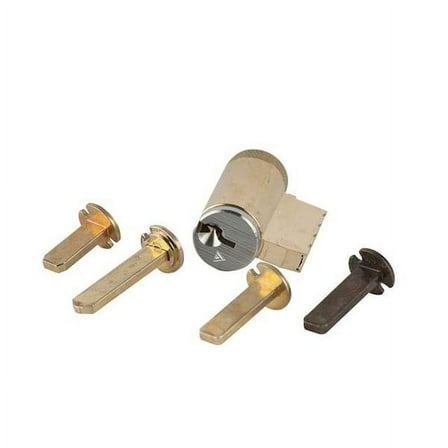 Schlage Commercial 40100S123626 Cylinder with Multiple Tailpieces S123 Keyway 0-Bitted Satin Chrome Finish