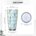thumbnail image 4 of Rateoe Cartoon Cat Printed Car Guy Gifts for Men Women Tumbler - 20oz/590ml Double Wall Vacuum Insulated Stainless Steel Travel Tumbler Cups with Lid & Straw-Straw Three-piece Set, 4 of 8