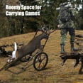 thumbnail image 5 of Gymax Folding Deer Game Cart Heavy-Duty Steel Hauler Utility Gear Dolly Cart, 5 of 10