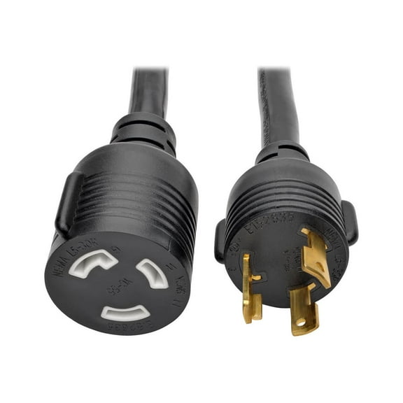 Tripp Lite 15ft Heavy-Duty Power Extension Cord (NEMA L5-30P to NEMA L5-30R)