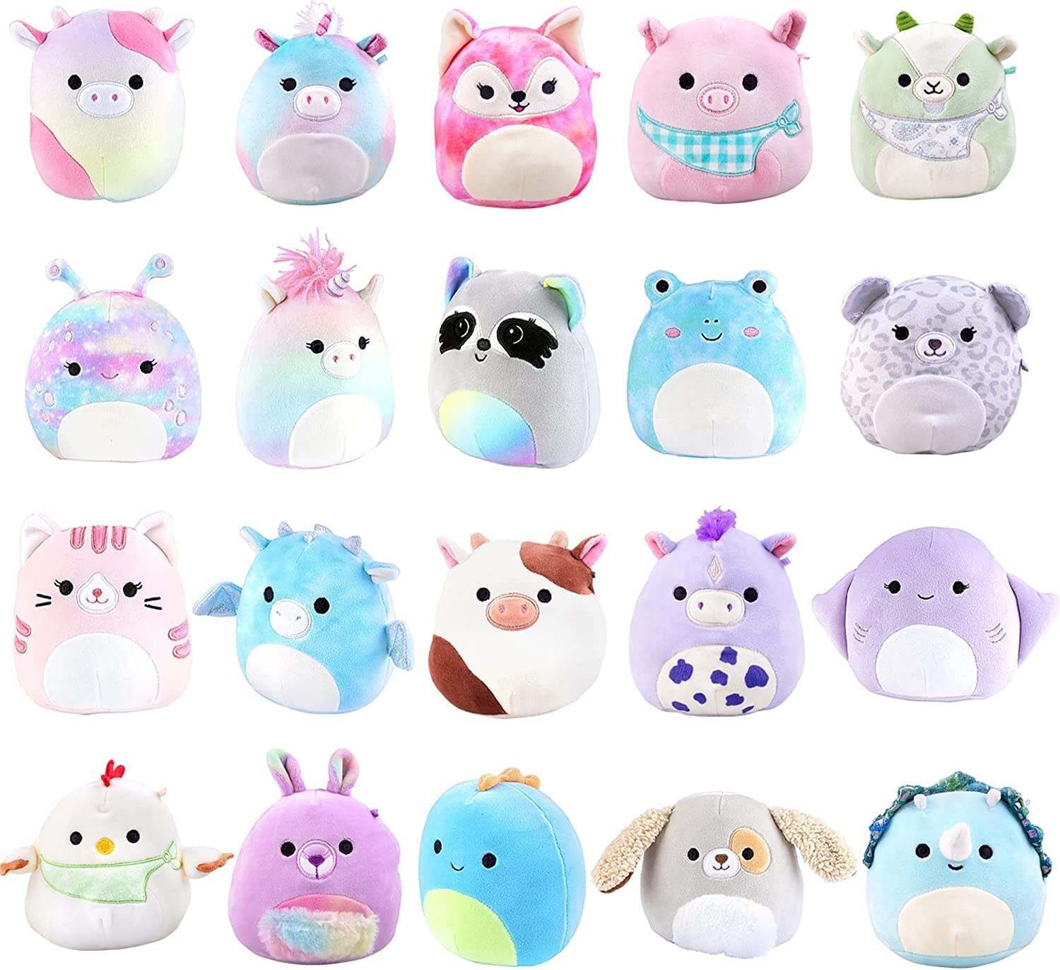 Squishmallow 5" Plush Mystery Box, 5-Pack - Assorted Set of Various Styles - Official Kellytoy - Cute and Soft Squishy Stuffed Animal Toy - image 5 of 5
