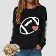 thumbnail image 4 of Godom Sweatshirts for Women Crewneck Casual Graphic Long Sleeve Shirts Tunic Tops oversized sweatshirt for womens, 4 of 6