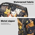 thumbnail image 4 of Cat Waterproof Oxford Fabric USB Pouch Hard Drive Case Charger Case Organizer USB Cord Organizer 5.9x9.44x3.14 in, 4 of 6