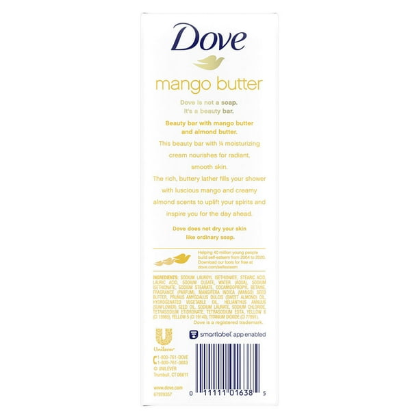 Dove Mango and Almond Butter Soap Bars, 16 ct. - Walmart.com