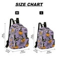 thumbnail image 2 of FORMRS Mini Backpack Purse for Women Travel Daypack Casual Shoulder Bag, Halloween Pumpkin, 2 of 7