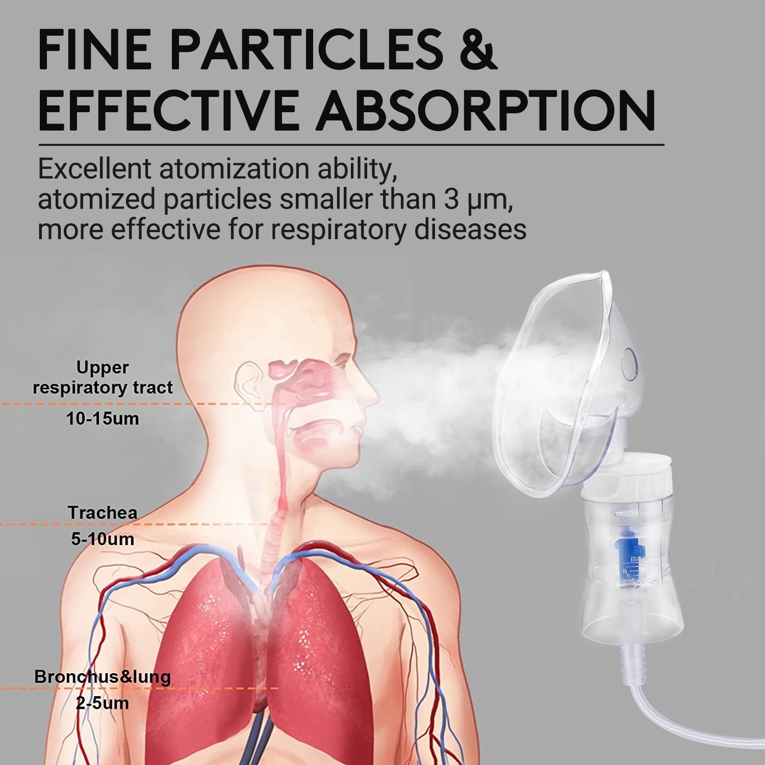 Adult and child humidifiers for home respiratory therapy