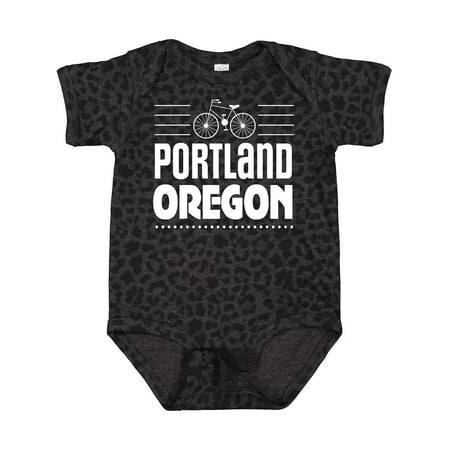 

Inktastic Portland Oregon Biking Gift Baby Boy or Baby Girl Bodysuit