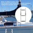 thumbnail image 4 of Telescoping Boat Ladder, Stainless Steel 3 Steps Foldable Boat Ladder Antislip  for Pontoon for Yacht, 4 of 7