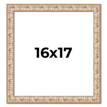 16x17 Frame White Real Wood Picture Frame Width 1.5 inches | Interior Frame Depth 0.5 inches |