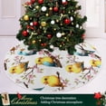 thumbnail image 3 of Ryvnso Christmas Tree Skirt Cute Parrot Birds Xmas Tree Skirts Ornament Home Decorations 35.4", 3 of 6
