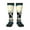 2 Black-1, variant on Modern Hip-Hop Skull print thigh-high socks, crafted for both men and women with a stretchy, high-opaque design perfect for daily wear