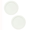 thumbnail image 1 of Tapa de almacenamiento de alimentos Pyrex 7200 piezas blanca redonda de plástico, paquete de 2, 1 of 1