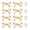 8pcs, variant on 10 Pack Gold Bow Cabinet Pulls, Zinc Alloy Decorative Drawer Handles, Light Luxury Bow Shape Knobs for Wardrobe, Dresser, Cabinet, Bookcase, 2.76" x 1.97" x 0.91"