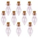 thumbnail image 1 of Mini Botella de Cristal de Corcho Lágrima Cae Frascos Viales Botella Amor 10pc Nota Fernando minibotella, 1 of 2