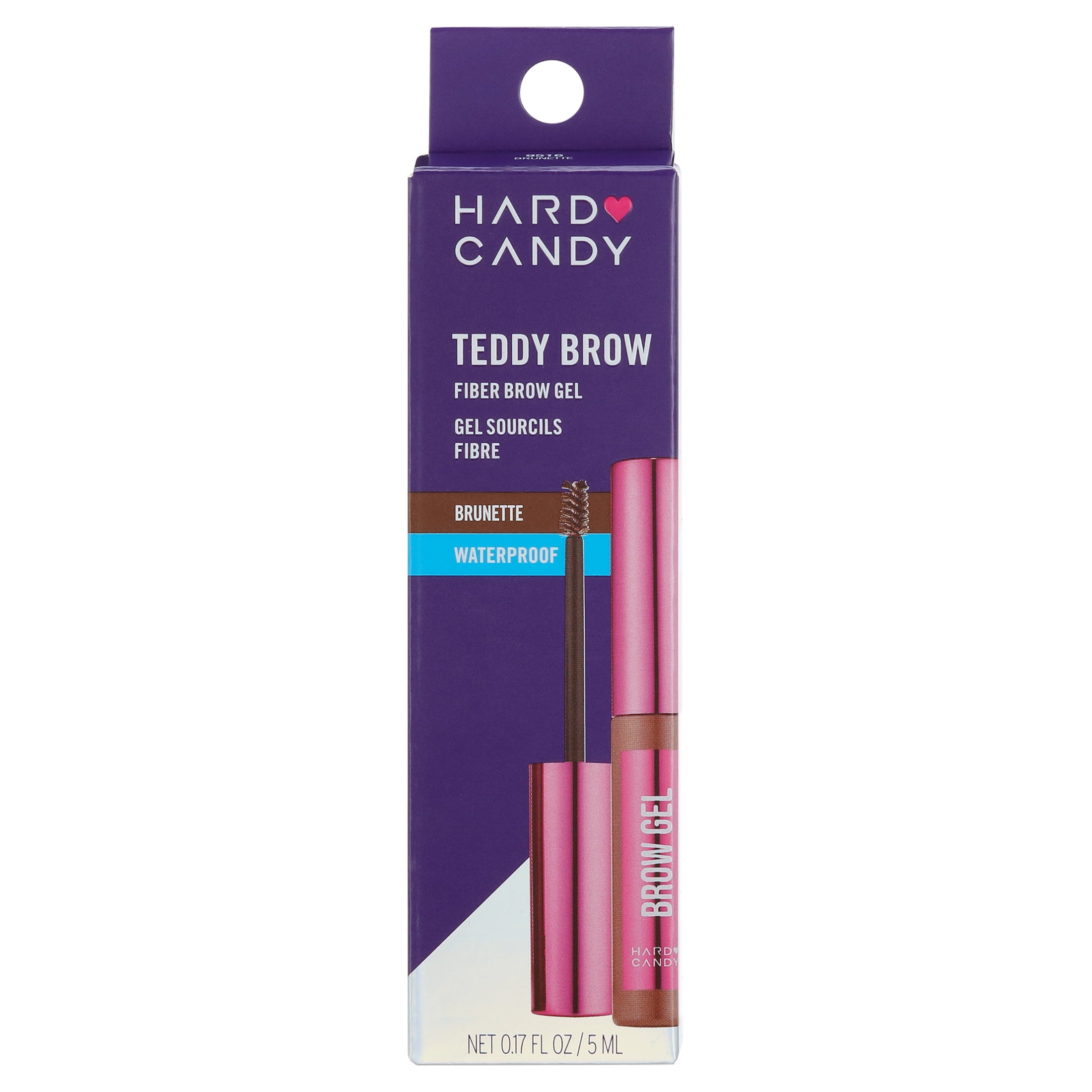 Hard Candy, Teddy Brow Gel, Waterproof, Brunette