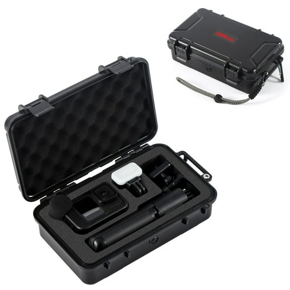 Mini Waterproof Case Shockproof Hard Box for GoPro Hero13/12/11/10/9 Cameras Protable Storage Carrying Case