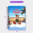thumbnail image 5 of Merry Christmas Woofmas Xmas Noel Basenji Elf Candy Cane Snow Spiral Bound Journal African Barkless Dog Lover 5x7in Spiral Notebook - 13017, 5 of 5
