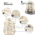 17" Travel Backpack Carryon Laptop Backpack Overnight Bag Weekender