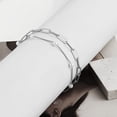 thumbnail image 5 of Wentin Reduced Anklet Fashion Simple Foot Accessories Female Personality Creative Double Handmade Pearl Chain Plus Flat Chain Anklet, 5 of 5
